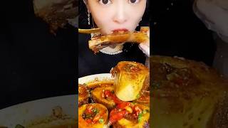 ASMR  Bone Marrow 🍖 MVideoShort123 asmr asmrshorts eatingsounds eatingshow bonemarrow [upl. by Proudman]