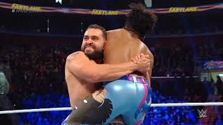 WWE Fastlane 2019  The New Day vs Rusev amp Shinsuke Nakamura [upl. by Haldeman234]