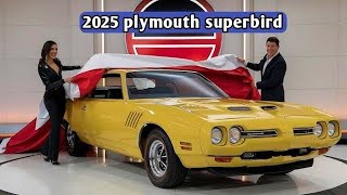 2025 plymouth superbird Finally  Unveiled  FIRST LOOK [upl. by Uolyram]