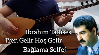 Tren Gelir Hoş Gelir  Bağlama Solfej [upl. by Ahsenal]