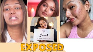 SARAH SAROSH EXPOSED everything is for money really messed up sarahsarosh [upl. by Georglana]