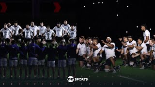 INCREDIBLE SCENES 🔥 The All Blacks perform the Haka in front of France amp Antoine Dupont 😮‍💨 [upl. by Amrac679]