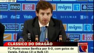 FC Porto 5  0 Benfica  Conferência Imprensa FCP [upl. by Satsok]