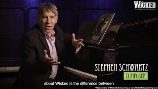 WICKED THE MUSICAL  STEPHEN SCHWARTZ [upl. by Heaps]