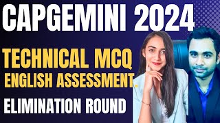 🔴CAPGEMINI 2024 Technical MCQ amp English Assessment  Capgemini 2024 [upl. by Heeley]