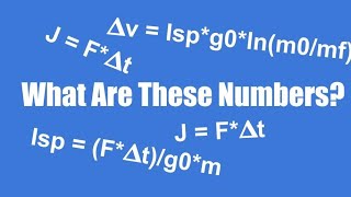 Impulse Specific Impulse And DeltaV  What Do They Mean [upl. by Nauqet]