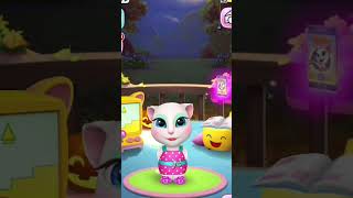 Ata gase tota pakhi rhyme 🥰my talking Angela shorts trending youtube youtubeshorts cartooncat [upl. by Eniamor892]