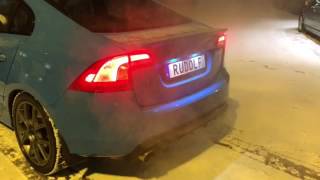 Volvo S60 polestar exhaust rev [upl. by Euqnimod]