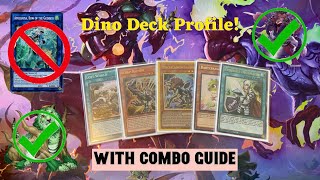 Updated Dino Deck Profile with Combo Guide Post Banlist September 2024 YuGiOh [upl. by Burton]