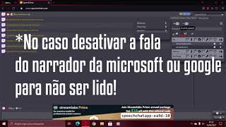 Tutorial Como usar o Speechchat pra suas lives no Youtube ou na Twitch [upl. by Nuawad17]