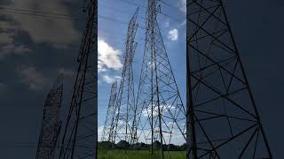 Power Lines Part 3 shorts powerlines transmissionline powergrid electricgrid Aerialphotography [upl. by Udell310]