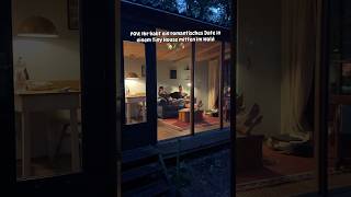 POV Ihr habt ein romantisches Date in einem Tiny House mitten im Wald 🥹🌲 date tinyhouse liebe [upl. by Yasui]