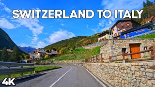 Switzerland to Italy Road Trip  Driving from Montreux to Montreal  4K [upl. by Illa930]