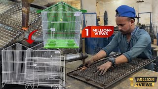 Small Parrot Cage Making  How Bird Cages Are Made  Master Cage Manufacturing Company [upl. by Errecart]