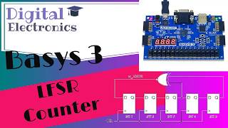 12 LFSR Counter Implementation on Basys 3 FPGA Board  Verilog  StepbyStep Instructions [upl. by Potter291]