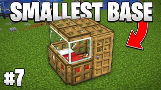 I Built The World’s Smallest Minecraft Base [upl. by Ybab]