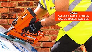 Paslode IM350 Lithium Gas Cordless Nail Gun   Paslode Nail Gun  Framing  Nailer [upl. by Dhaf]