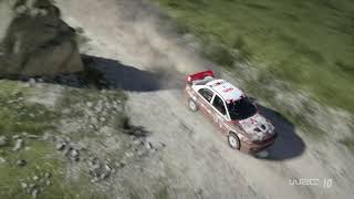 WRC10 Portugal Arganil Mitsubishi lancer Evo test drive [upl. by Elrae]