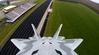 64mm Freewing F22 Raptor Flight [upl. by Burkhart]