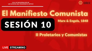 Lectura de Manifiesto Comunista  Sesión 10 [upl. by Enyt]