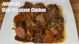 How To Make Jamaican Style Fricassee Chicken [upl. by Yeoj]