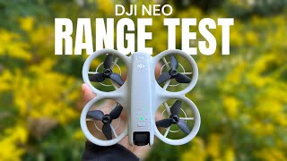 DJI Neo Range Test [upl. by Burrell]