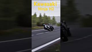 Kawasaki Ninja H2  God of speed  superfast rider stunt shorts [upl. by Nalek192]