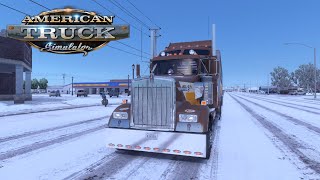 American Truck Simulator  Kenworth W900L 86 Studio Sleeper ITASHA Mahiru Shiina road to Abilene [upl. by Gnel]