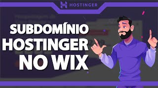 Como usar o Subdomínio da Hostinger na Wix ATUALIZADO 2023 [upl. by Alexine]