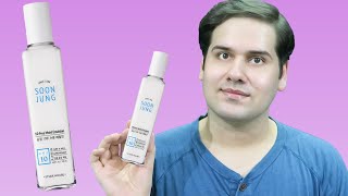 Etude House  Soon Jung 10Free Moist Emulsion Review [upl. by Fakieh]