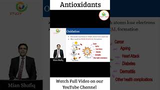 Free Radicals  Antioxidants  General Science by Mian Shafiq  Study River [upl. by Oderfliw947]