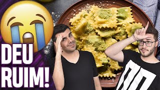 TESTANDO A RECEITA DE RAVIOLI DA PAOLA CAROSELLA DO MASTERCHEF  Virou Festa [upl. by Kit866]