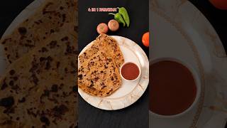 Viral 4 In 1 Paratha 😋 alooparatha masalaparatha onionparatha cheeseparatha 4in1 paratha [upl. by Nolubez]