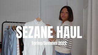 HUGE SEZANE HAUL  Spring Summer 2022  Outfit ideas amp Try On  Nicole Ballardini [upl. by Ariad386]