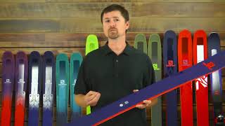 Salomon QST 99 Skis Mens 2018 Review [upl. by Airetnohs]