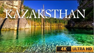 Kazakhstans Most Beautiful Places  Scenic Video with Relaxing Music  4k Ultra Hd [upl. by Oedama]