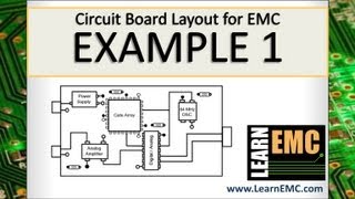 Circuit Board Layout for EMC Example 1 [upl. by Raynor222]