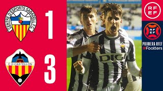 RESUMEN  CE Sabadell 13 CD Castellón  PrimeraRFEF  Jornada 27  Grupo 2 [upl. by Misa]