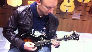 Doug Martin Plays The Loar LM700 at NAMM 2012 [upl. by Mouldon213]