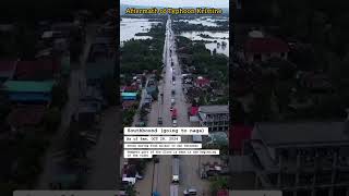 LOADED TRUCKS CUEING AFTER THE TYPHOON KRISTINE typhoonkristine typhoon shorts shortvideo omg [upl. by Adla]