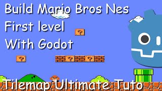 Build Mario Bros Nes levels Using Godots Tileset Editor [upl. by Garda462]