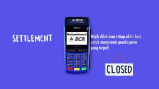 Tutorial Melakukan SETTLEMENT di EDC BCA [upl. by Azal551]