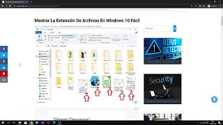 👀👁‍🗨 Como VER las EXTENSIONES de ARCHIVOS CONOCIDOS en WINDOWS 10 FÁCIL y RÁPIDO [upl. by Toddie]