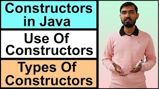 Constructors in Java  Use of Constructors  Types of Constructors with example Hindi [upl. by Yhtorod807]