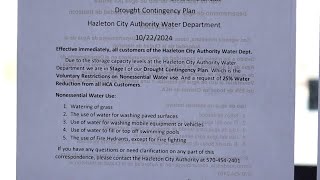 Hazleton Drought Contingency Plan in effect until further notice [upl. by Jelene]