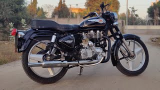 OLD MODEL Bullet Machismo 350 Restoration Royal Enfield modification Bullet Tower sikar [upl. by Eelyr]