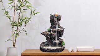 Best Waterfall Incense Burner Review 2024 [upl. by Ennyroc]