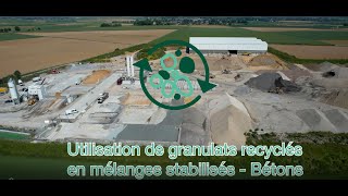 Utilisation de granulats recyclés en mélanges stabilisés  béton [upl. by Mirna]