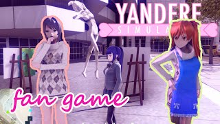 AYANO BECOME A ARTIST amp OSANA BECOME A BARBER Yandere Simulator Fangame [upl. by Hazelton]