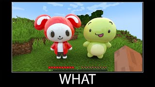 Minecraft wait what meme part 331 realistic minecraft JJ and Mikey [upl. by Aja356]